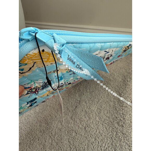 Vera Bradley New Laptop Computer Sleeve Cloth Zipper Case Beach Treasures - Picture 9 of 11